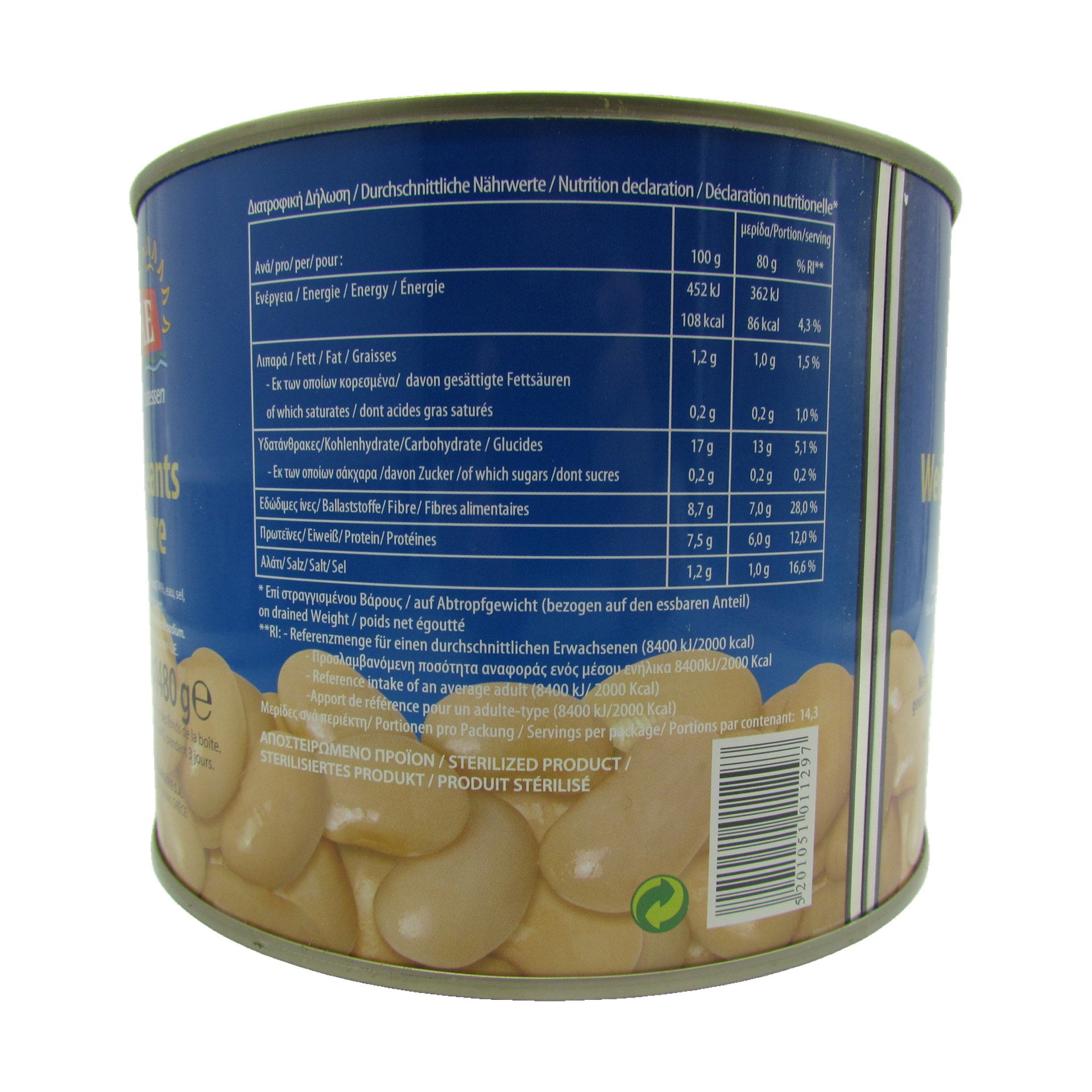 Zanae Gigantes natur 2000 g