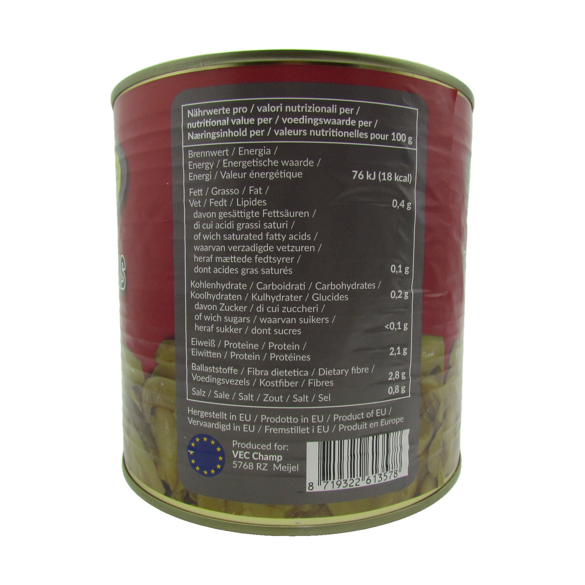 Champignons 2550 g  3.Wahl geschnitten