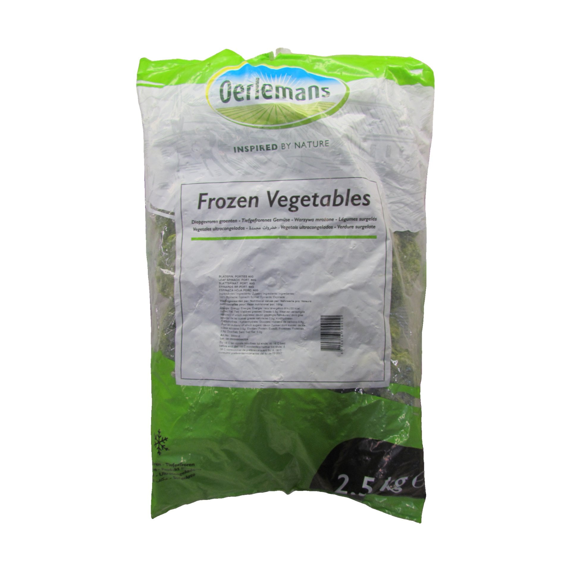 Oerlemans Spinat TK 2,5 kg
