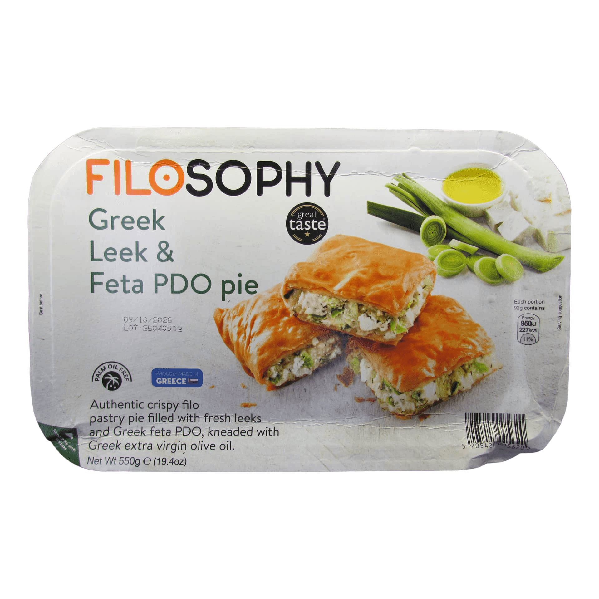 Ioniki Choriatiki Pita Lauch/Feta 550 g