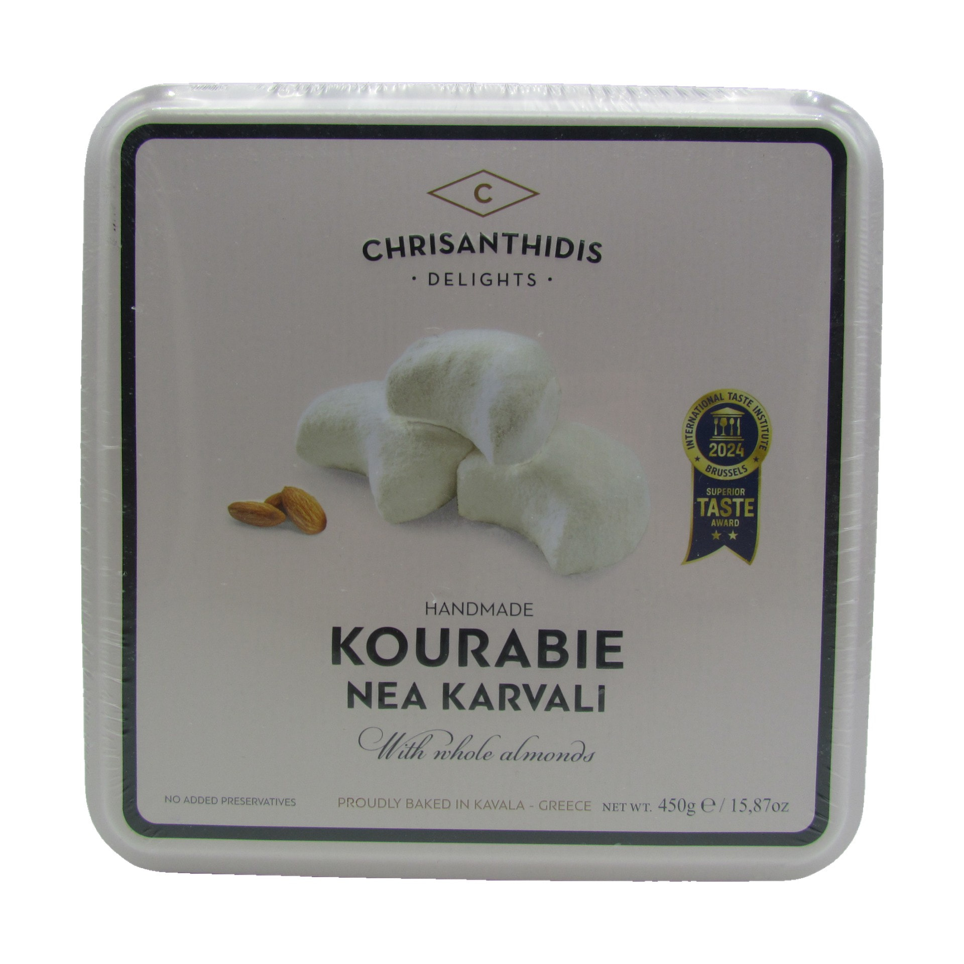 Chrisanthidis Kourabiedes Metal Box 450 g