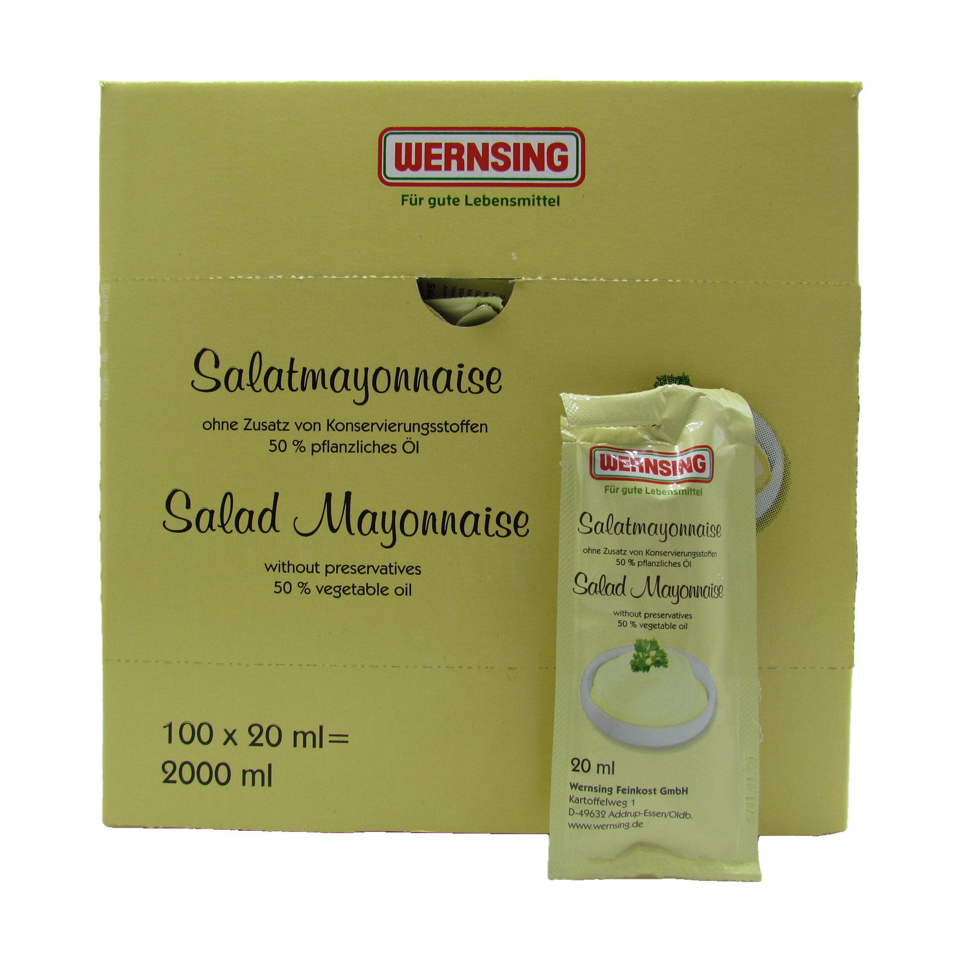 Wernsing Mayonnaise portion 100 x 20 ml