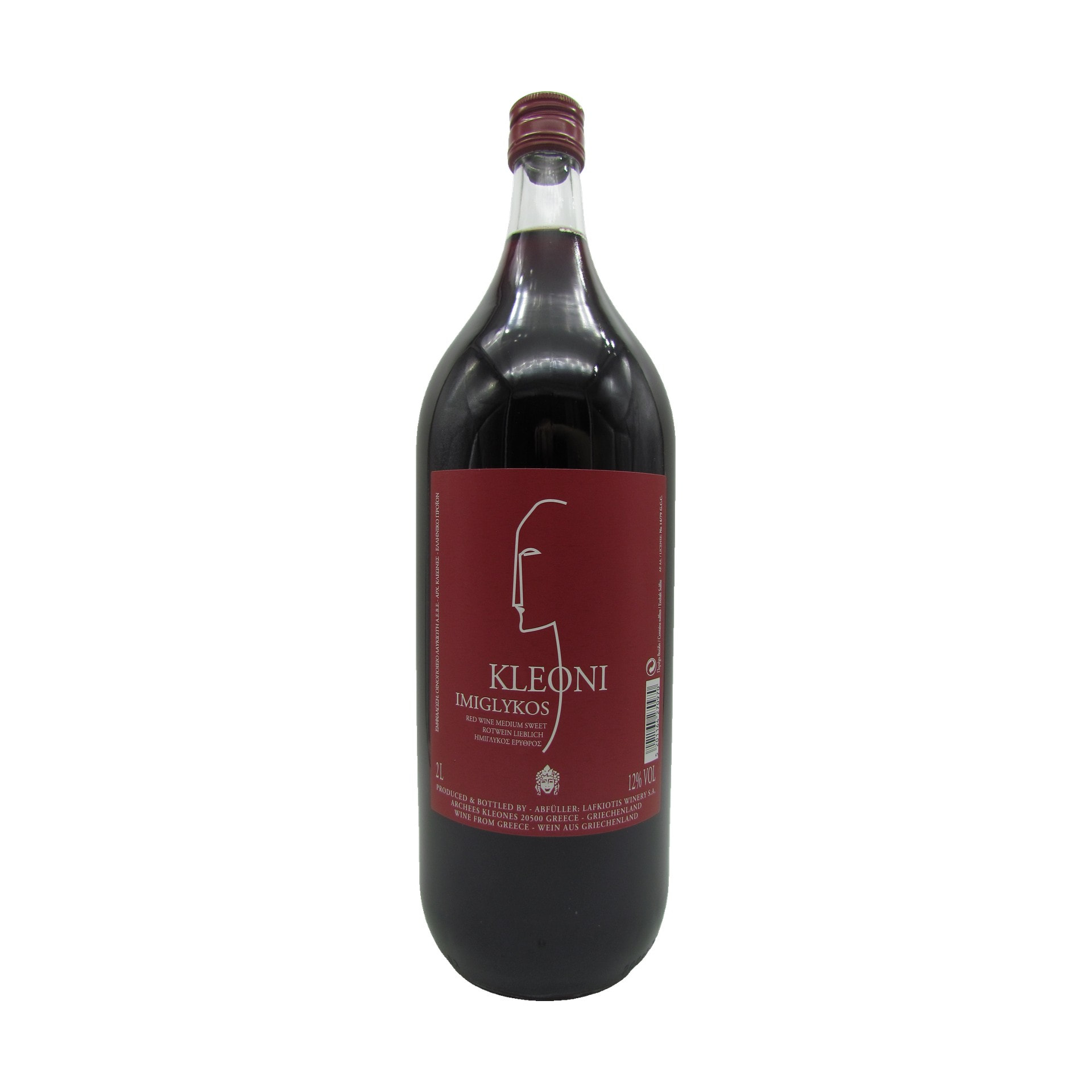 Lafkiotis Kleoni Rotwein Imiglykos  2 Liter