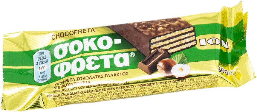 Ion Sokofreta Haselnuss 38 g