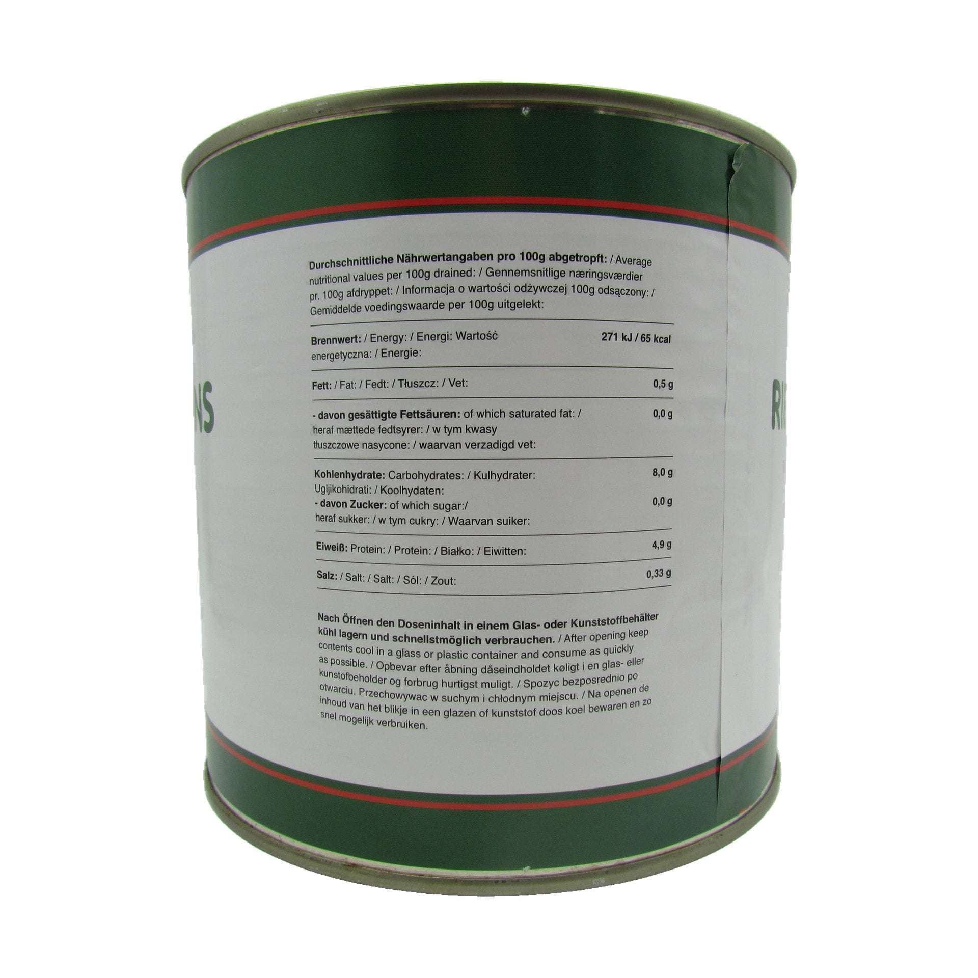 Cana Spanische Bohnen, weiß 2650 g