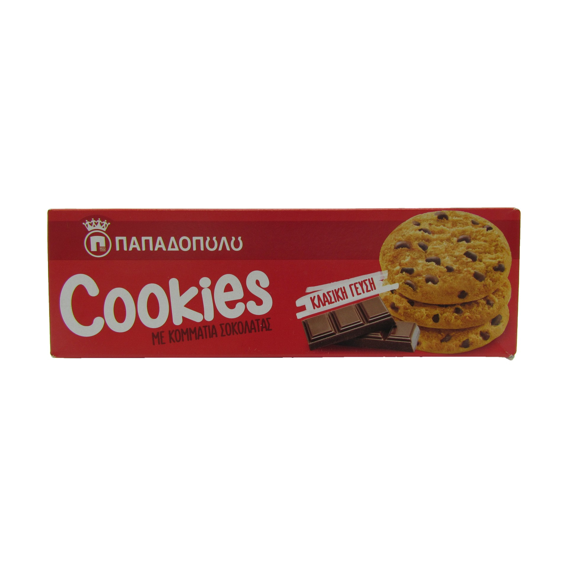 Papadopoulos Cookies mit Schokolade 180g