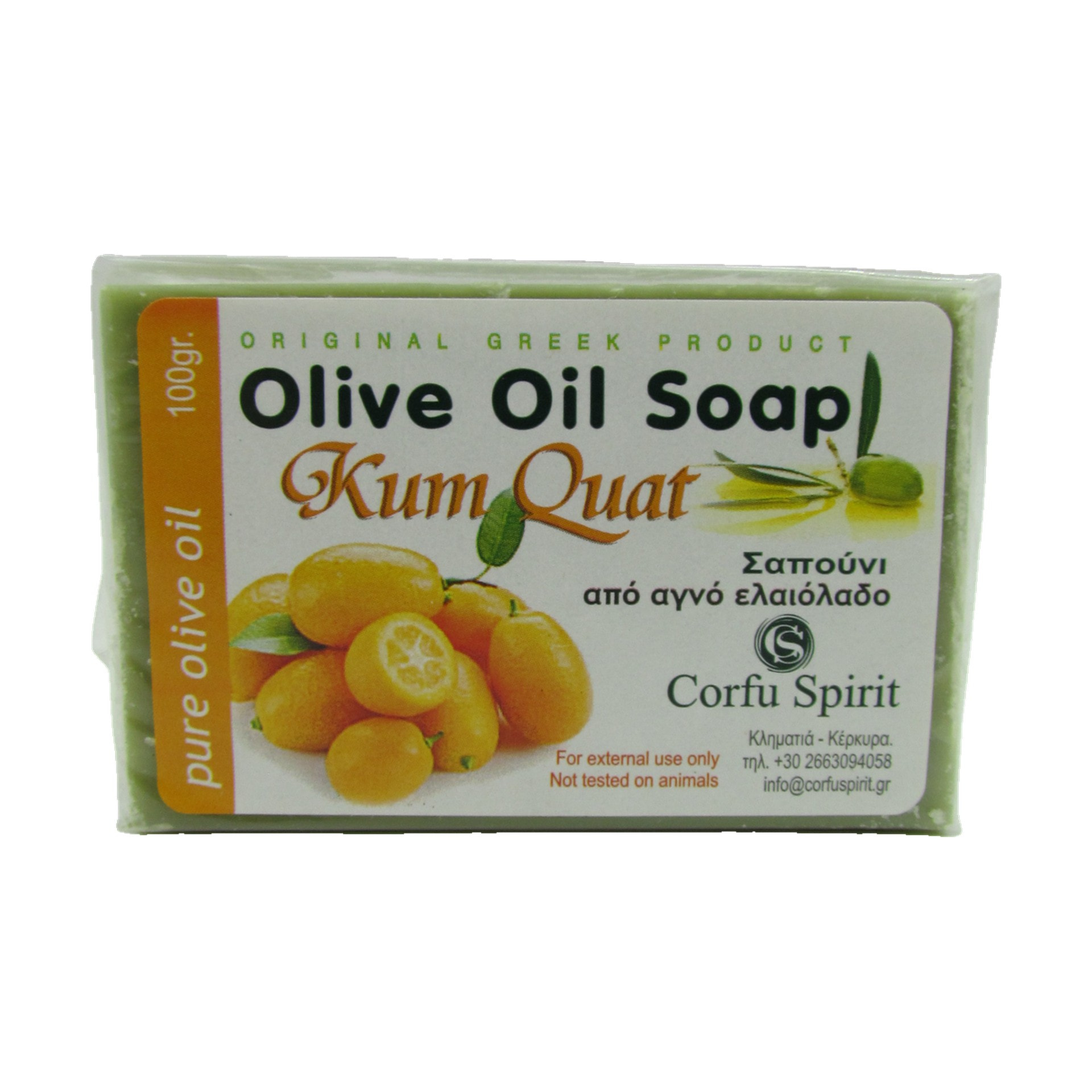 Corfu Spirit Olivenölseife Kum Quat 100 g