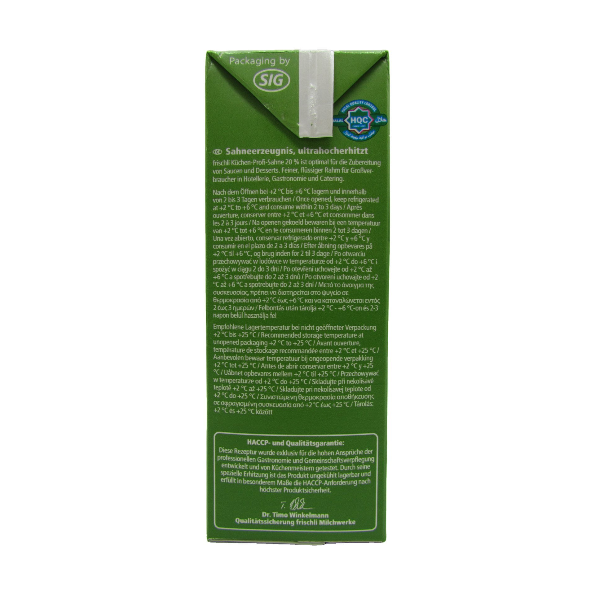 Frischli H-Sahne 20% - 1 L
