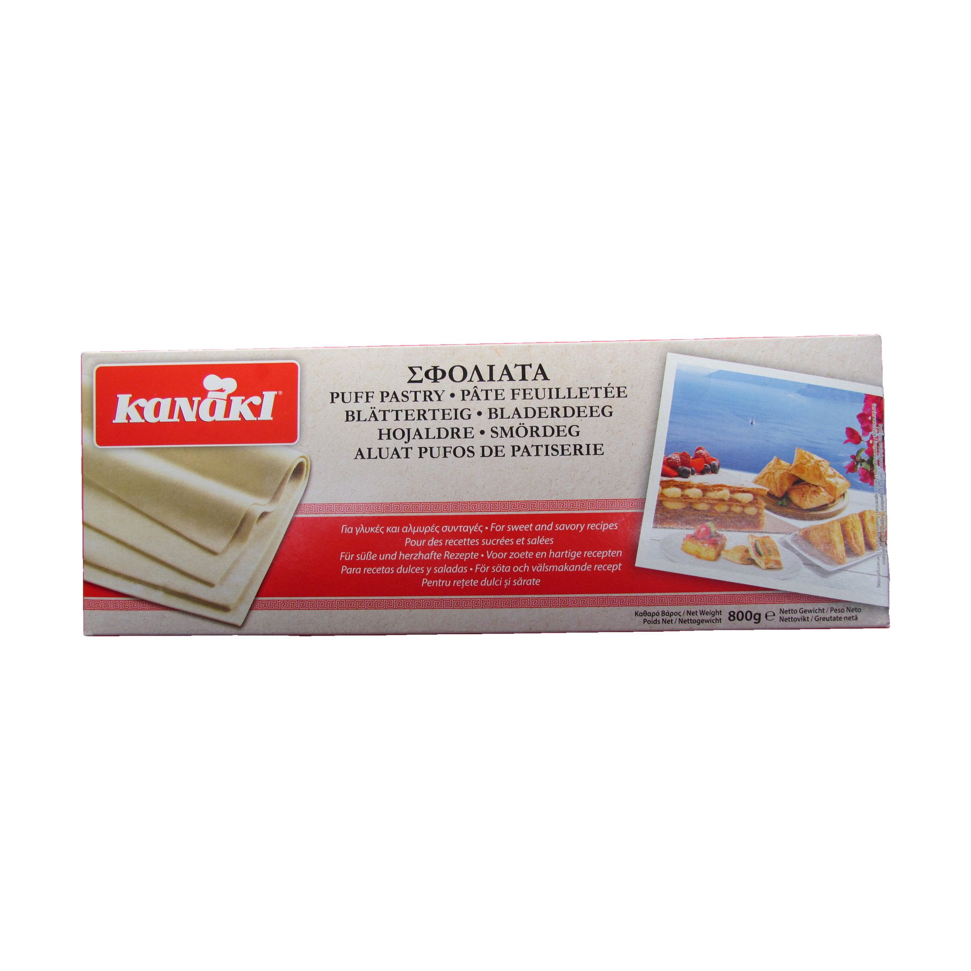 Kanaki Sfoliata-Blätterteig 800 g TK