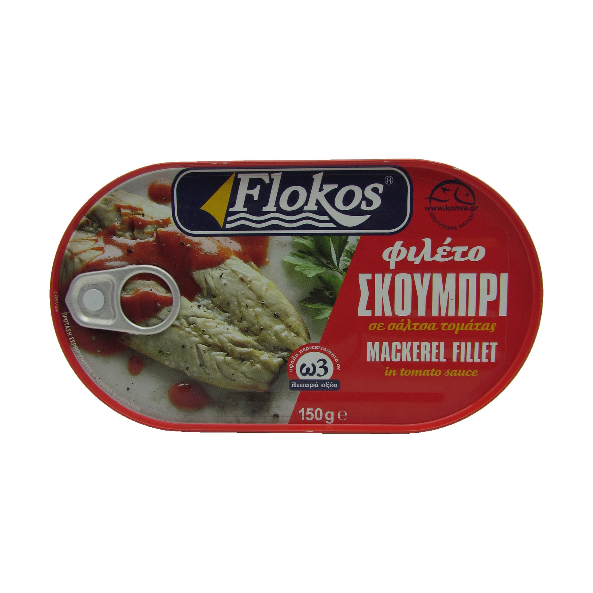 Flokos Makrelenfilet in Tomatensauce 150 g
