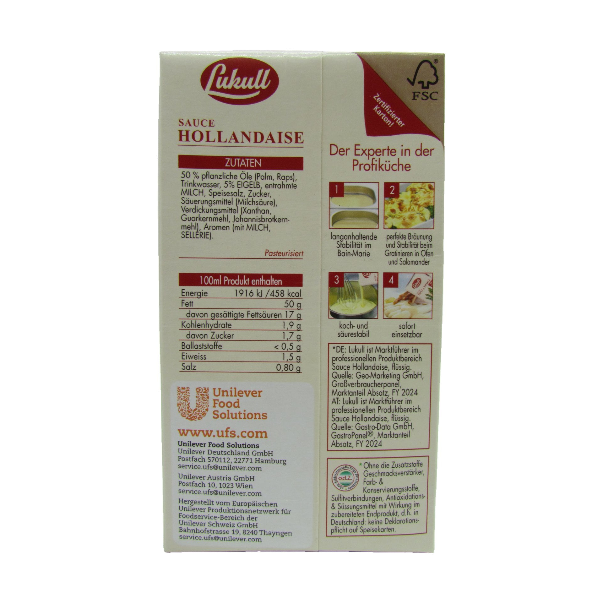 Lukull Sauce Hollandaise 1 L