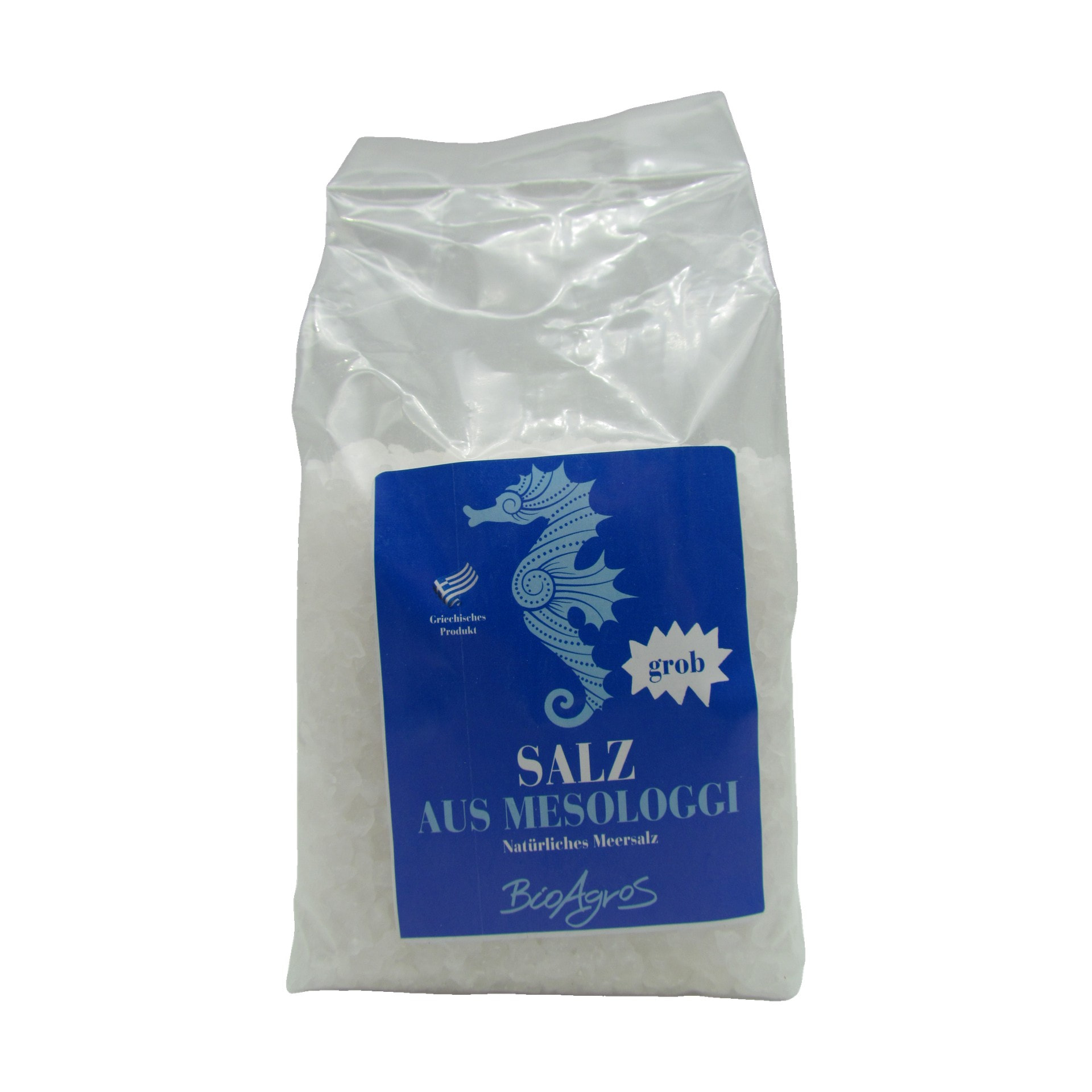 Salz grob Mesolongi 1 kg BioAgros