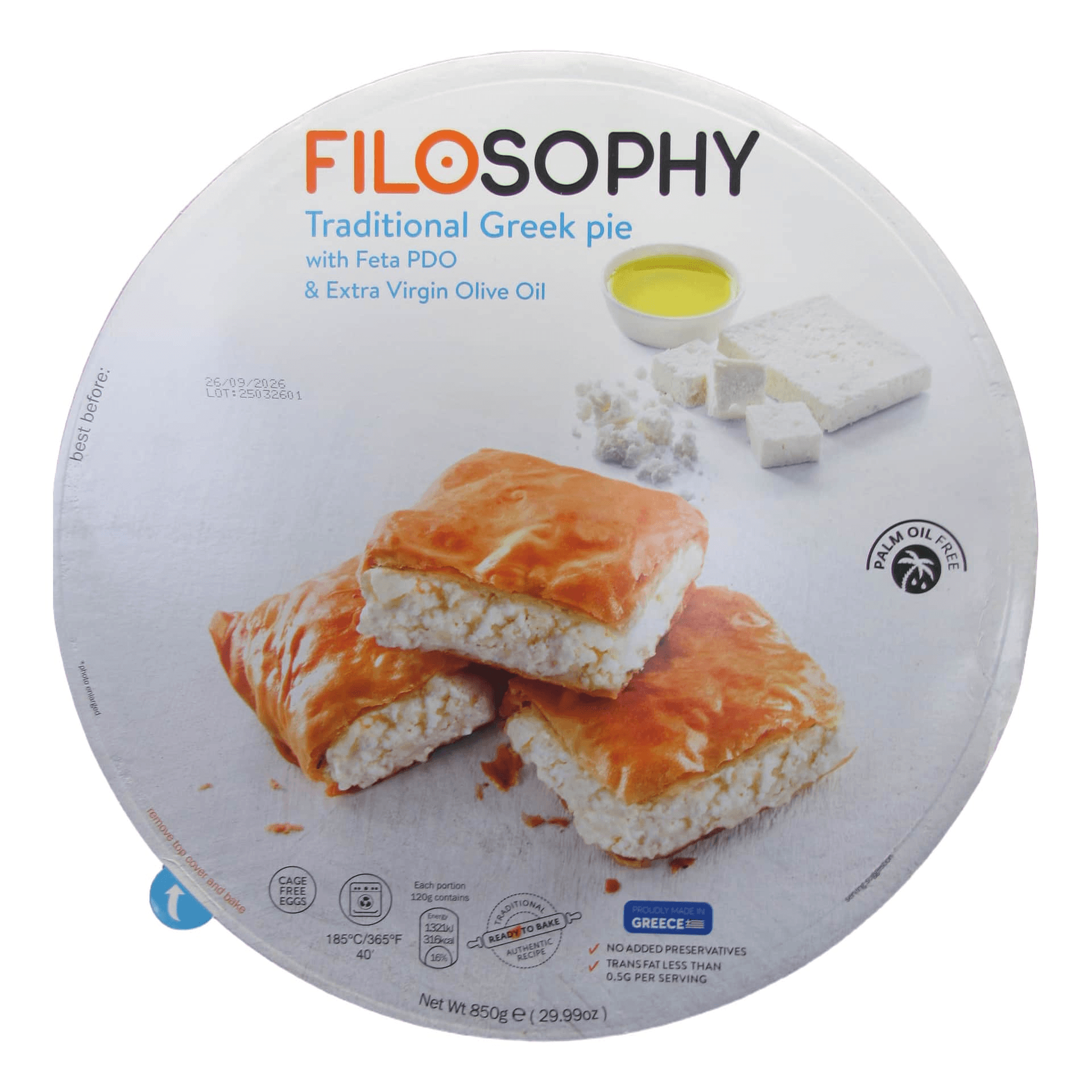 Ioniki Choriatiki Pita Fetakäse TK  850 g