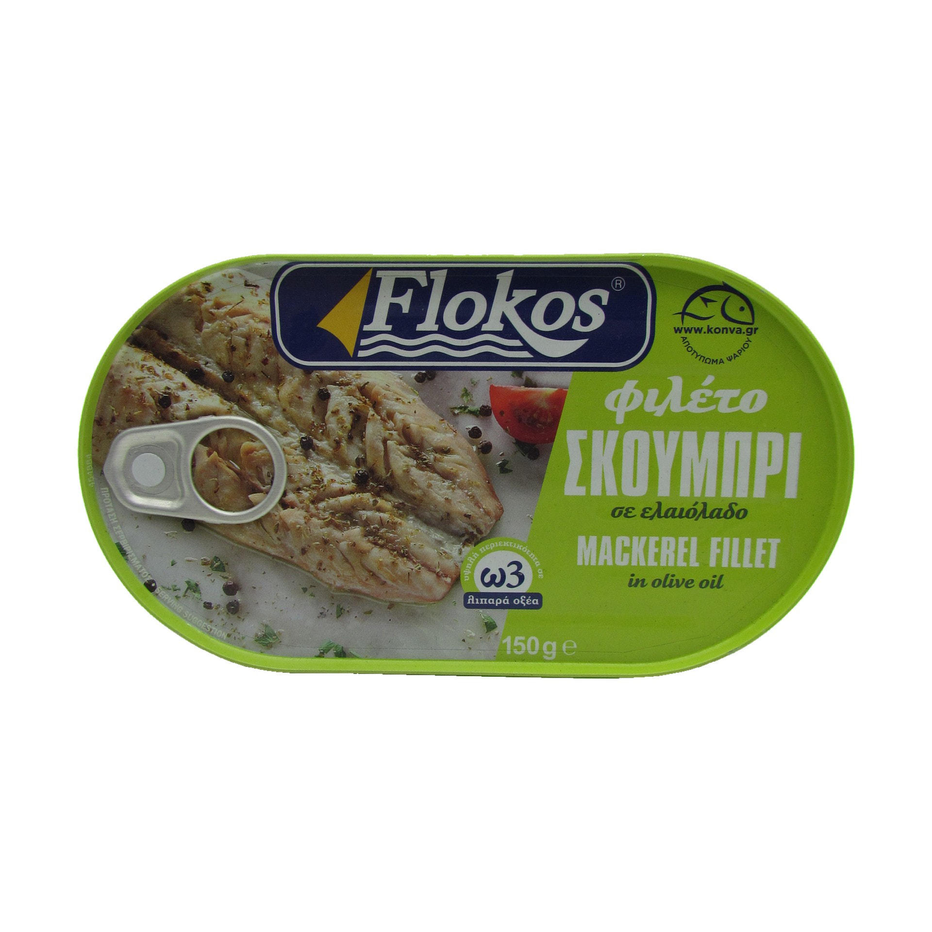 Flokos Makrelenfilet in Olivenöl 150 g