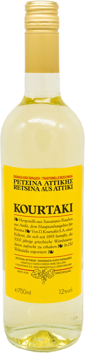 Kourtaki Retsina Attiki 12% 750 ml