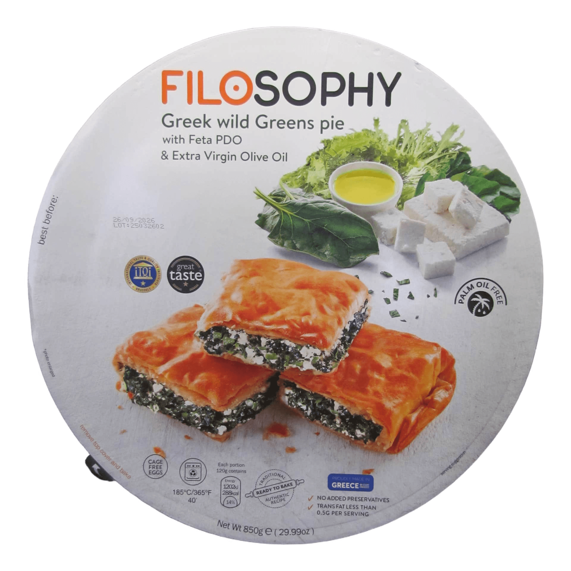 Ioniki Choriatiki Pita Wildkräuter/Feta TK  850 g