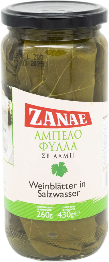 Zanae Weinblätter 430 g